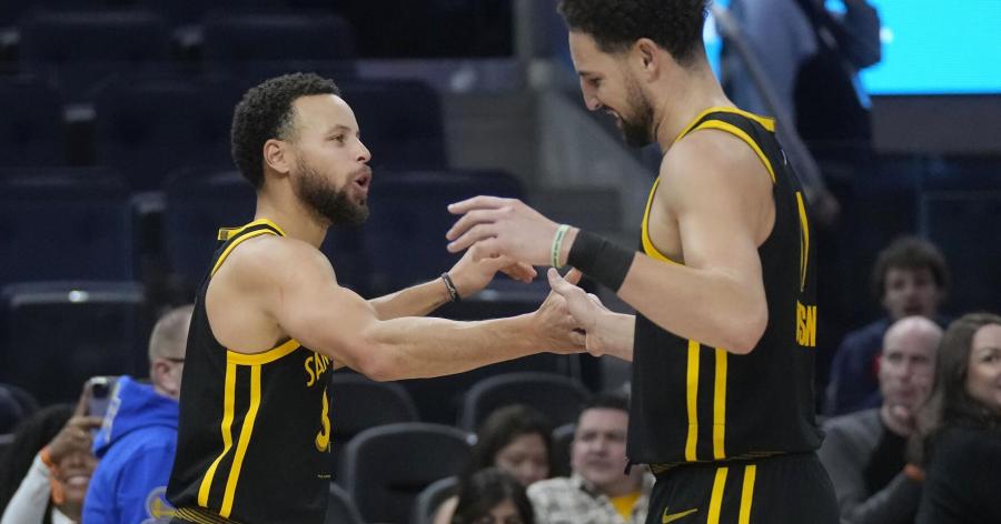 Klay Thompson, Stephen Curry lead Warriors past Trail Blazers for 5th  straight win | Basketball | kdhnews.com