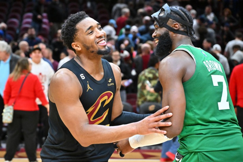 donovan-mitchell-and-jaylen-brown-boston-celtics-v-cleveland-cavaliers