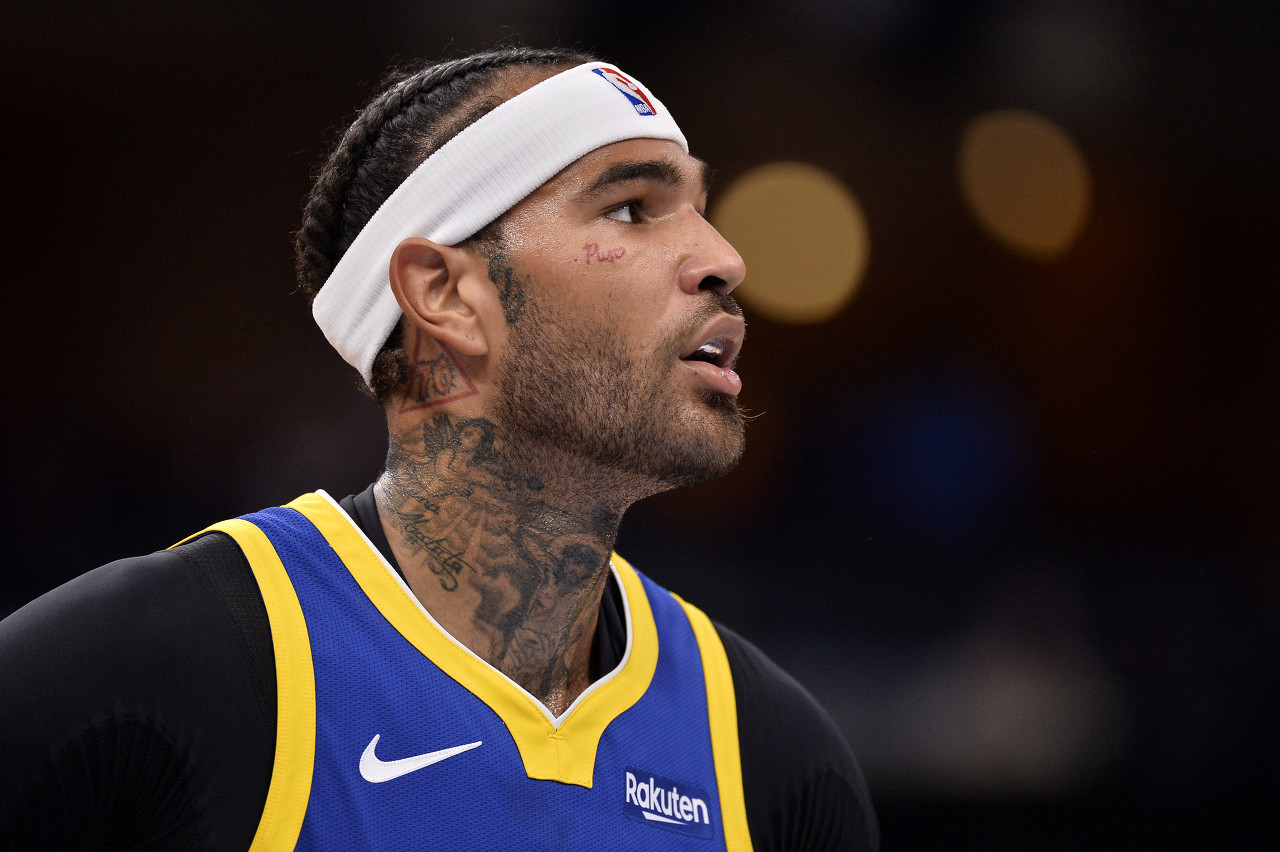 Golden State Warriors center Willie Cauley-Stein plays in the first half of an NBA basketball game against the Memphis Grizzlies Tuesday, Nov. 19, 2019, in Memphis, Tenn. (AP Photo/Brandon Dill)