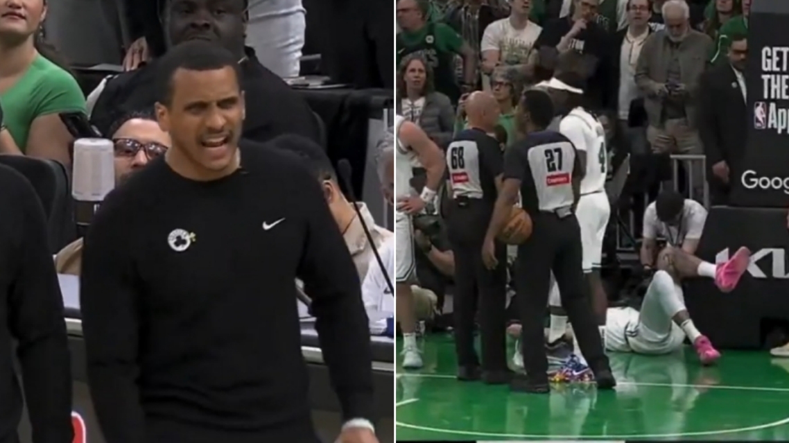 【影片】鐵血教練？泰托姆倒地後，馬祖拉示意訓練師不要過去並大喊：快起來！