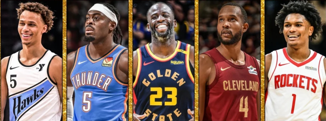 NBA官宣最佳防守陣容：追夢格林比肩喬丹，阿門湯普森連創紀錄，雷霆兩將上榜！
