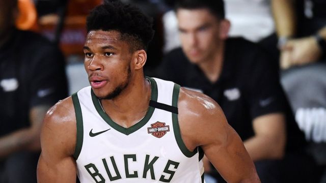 Giannis Antetokounmpo: Basketball player Giannis Sina Ugo Antetokounmpo  sign NBA richest deal wit Milwaukee Bucks for '8.2m' - BBC News Pidgin