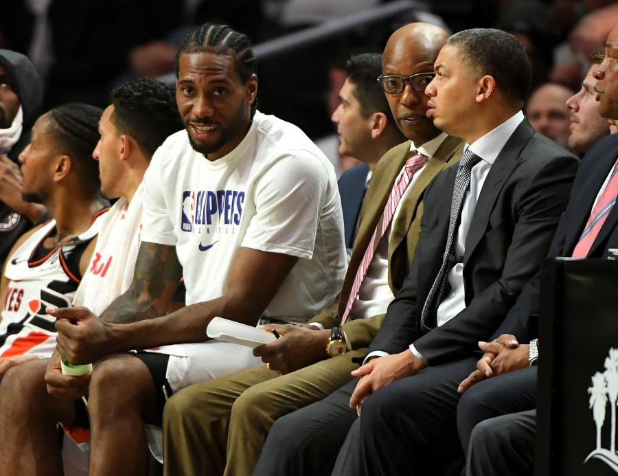 Tyronn Lue reconsidering Kawhi Leonard's load-management plan for next  season