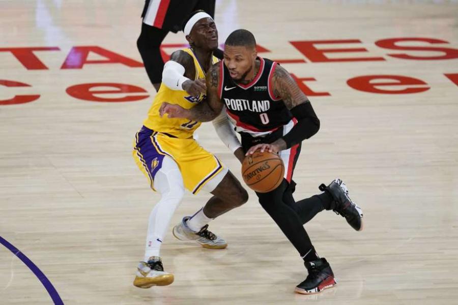 Lillard, Trent shoot Blazers past champion Lakers, 115-107 - Alton Telegraph