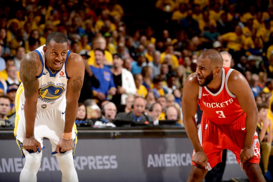 Rockets' Chris Paul jabs Andre Iguodala: 'He must be the X-factor'