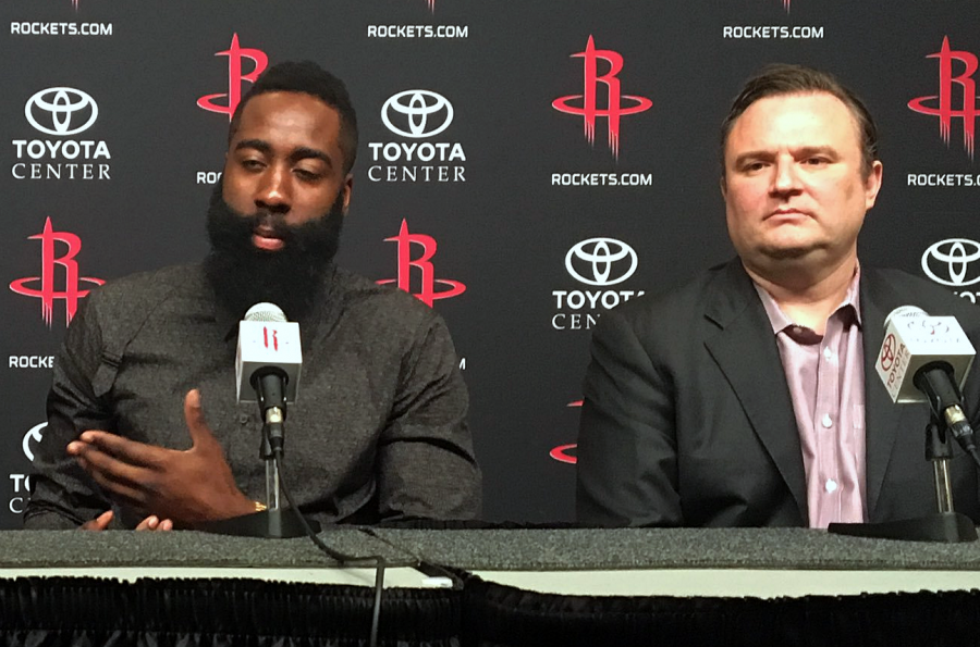 NBA fines 76ers' Daryl Morey for tampering violation involving James Harden