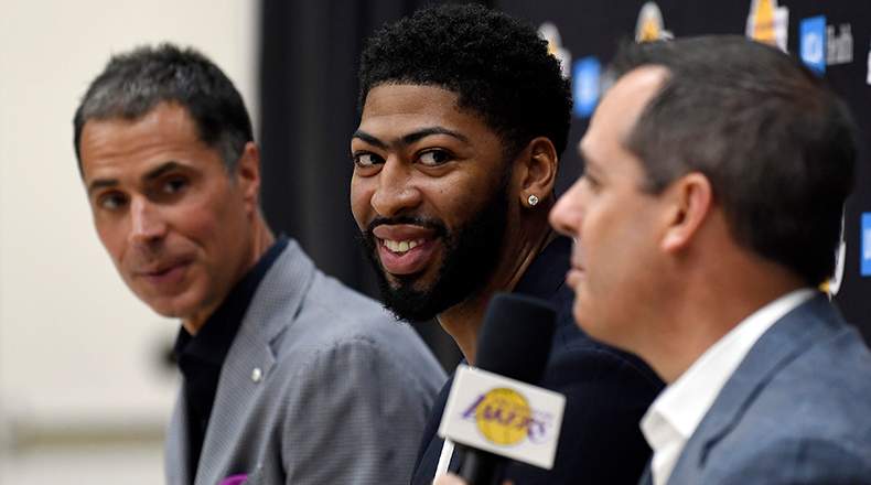 Lakers' Anthony Davis Has High Praise for Frank Vogel | Heavy.com