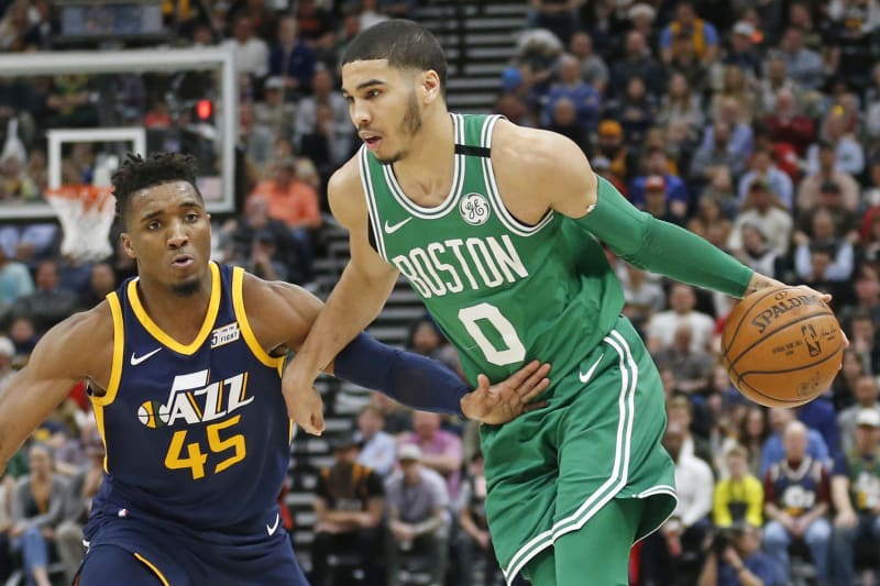 Jayson Tatum, Donovan Mitchell Joke About Celtics Star's Height on Twitter | Bleacher Report | Latest News, Videos and Highlights