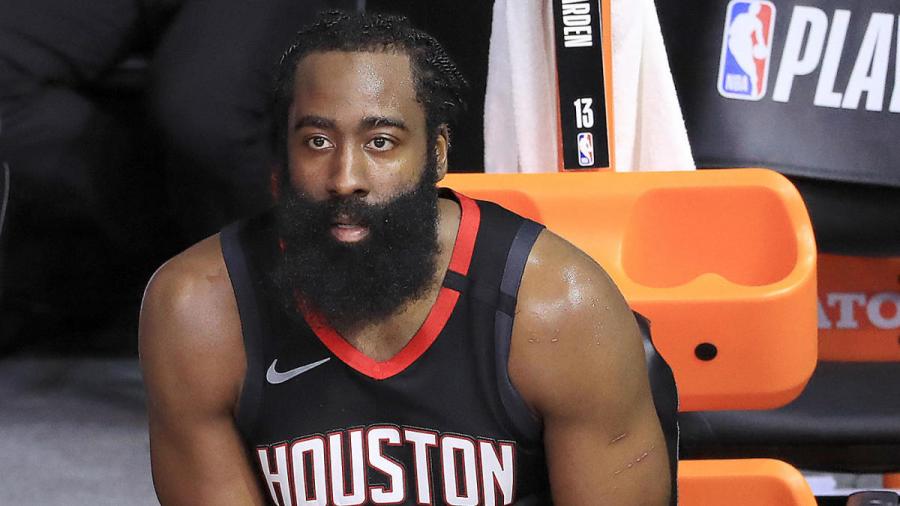 James Harden threw basketball at teammate in practice, tension rising between Rockets and star, per report - CBSSports.com