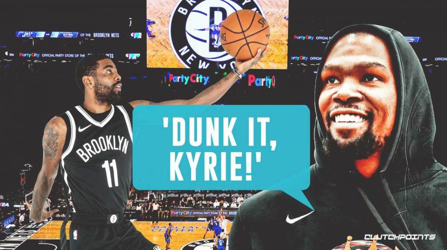 Nets news: Kevin Durant clowns Kyrie Irving for not having hops on IG Live