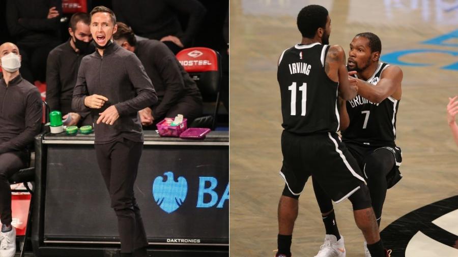 Wanted Kevin Durant and Kyrie Irving to resolve their own problemsâ: Nets  coach Steve Nash explains why he didn't take timeouts against Hawks | The  SportsRush