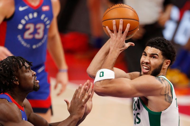 Tatum, Brown propel Celtics past Pistons