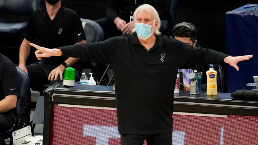 WATCH: Spurs' Popovich receives COVID-19 vaccine in NBA PSA | WOAI