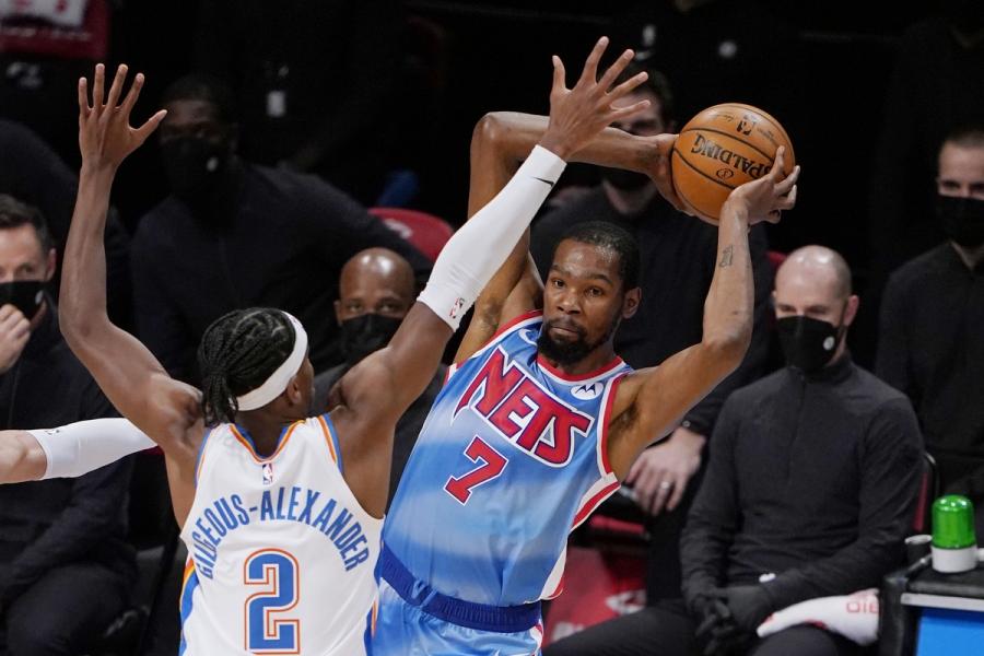 The Day - Nets fall to Thunder 129-116 - News from southeastern Connecticut