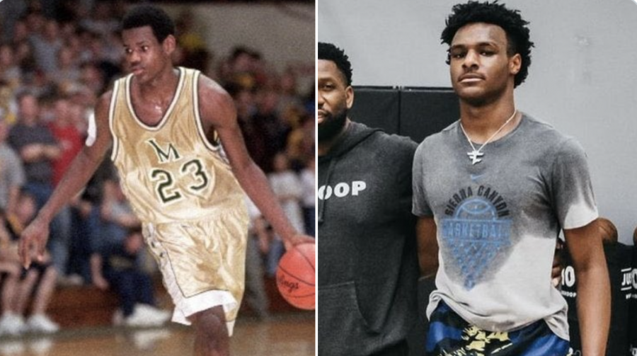 LeBron James At 16 Looks Just Like His Eldest Son, Bronny, And People Can't Stop Talking About It – Fadeaway World