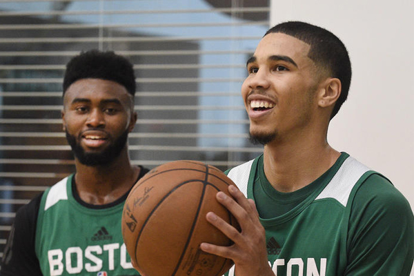 Danny Ainge Has Tempered Expectations for Jaylen Brown, Jayson Tatum