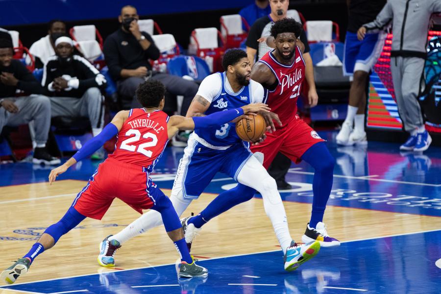 Joel Embiid has funny take on guarding Anthony Davis