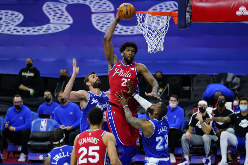 LeBron James Says Joel Embiid Has 'Harden-Like Magic' After Lakers Lose to 76ers | Bleacher Report | Latest News, Videos and Highlights