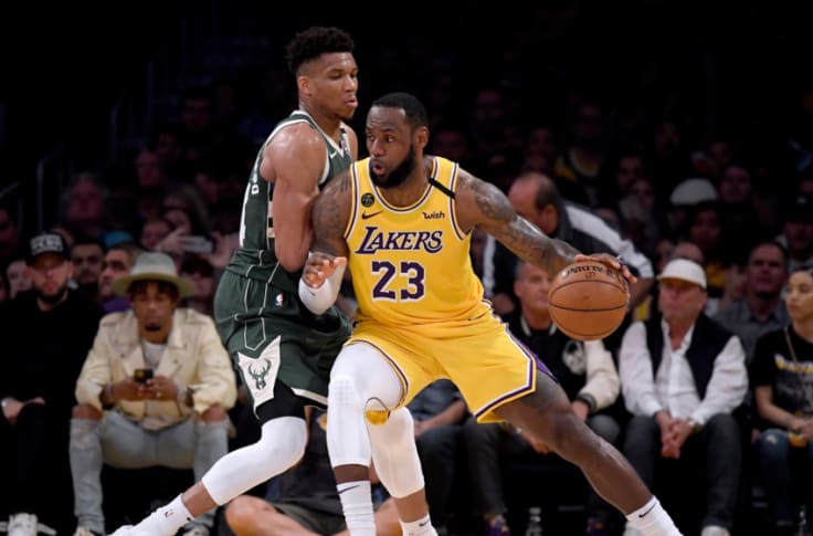 Giannis Antetokounmpo had some huge praise for LeBron James