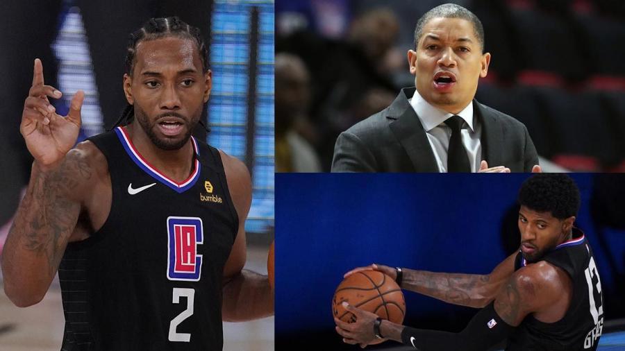 Clippers coach Tyronn Lue says Kawhi and PG need to adjust