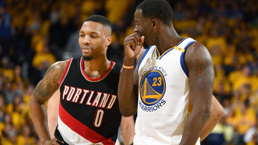 Damian Lillard has been lobbying Blazers to trade for Warriors' Draymond Green for years, per report - CBSSports.com