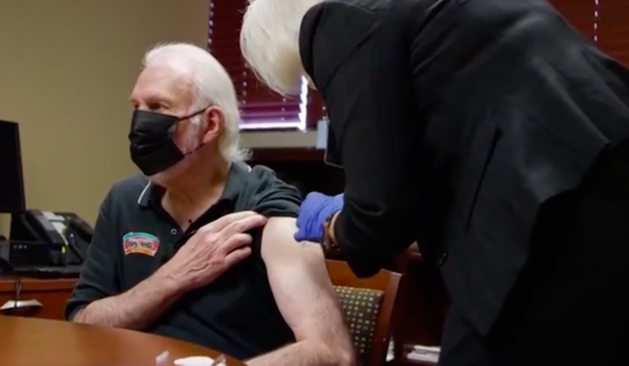 San Antonio Spurs Coach Gregg Popovich appears in NBA video promoting COVID vaccinations | ArtSlut