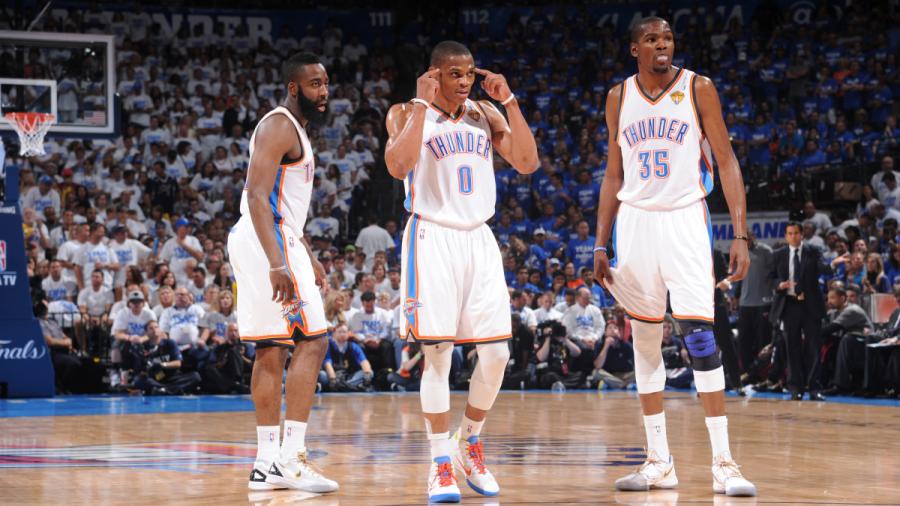 Russell Westbrook talks Harden and Durant Big 3 in Oklahoma City - Sports  Illustrated