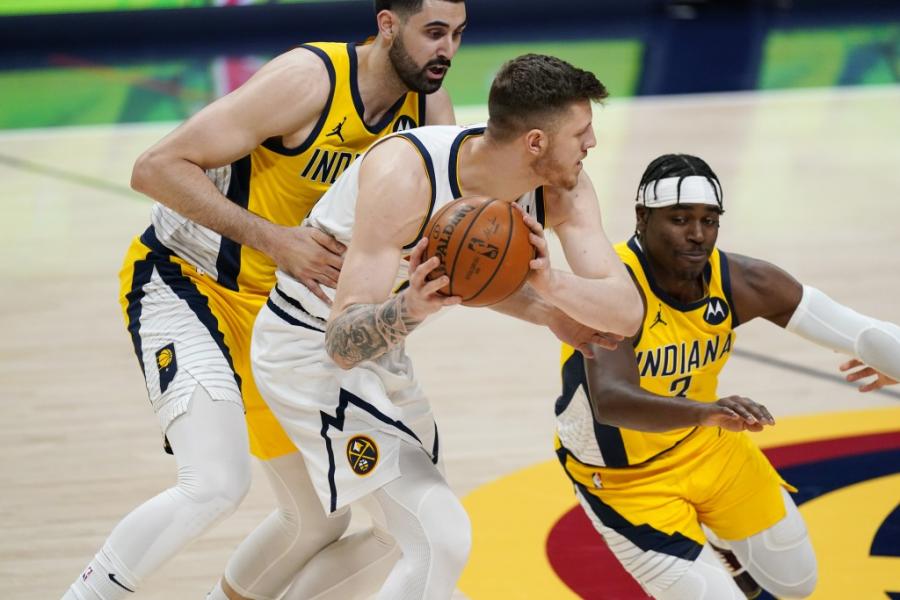 Jokic, Nuggets beat travel-weary Pacers 121-106 | Taiwan News | 2021/03/16