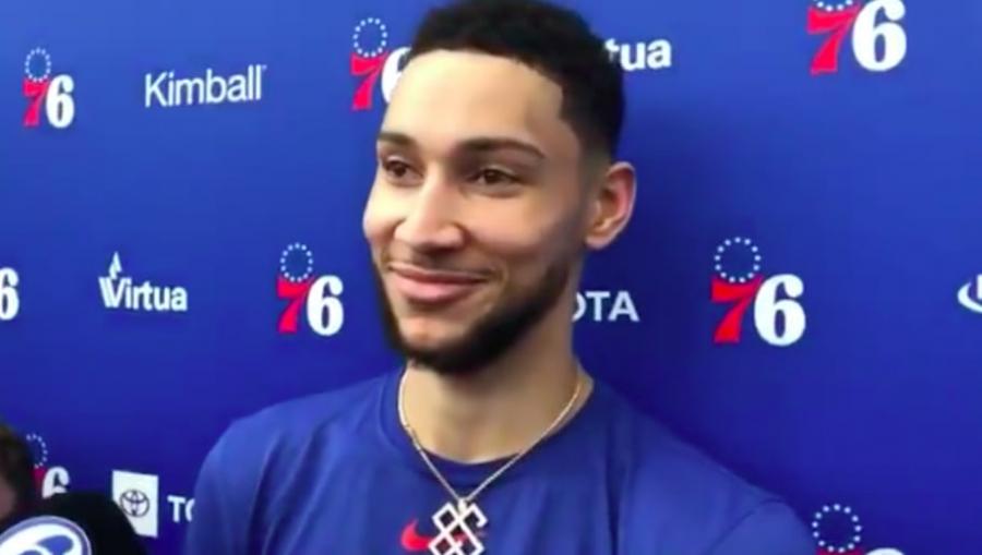 VIDEO: Ben Simmons Has Hilarious Reaction to Reporter Asking Him About Regular Season Partying | 12up