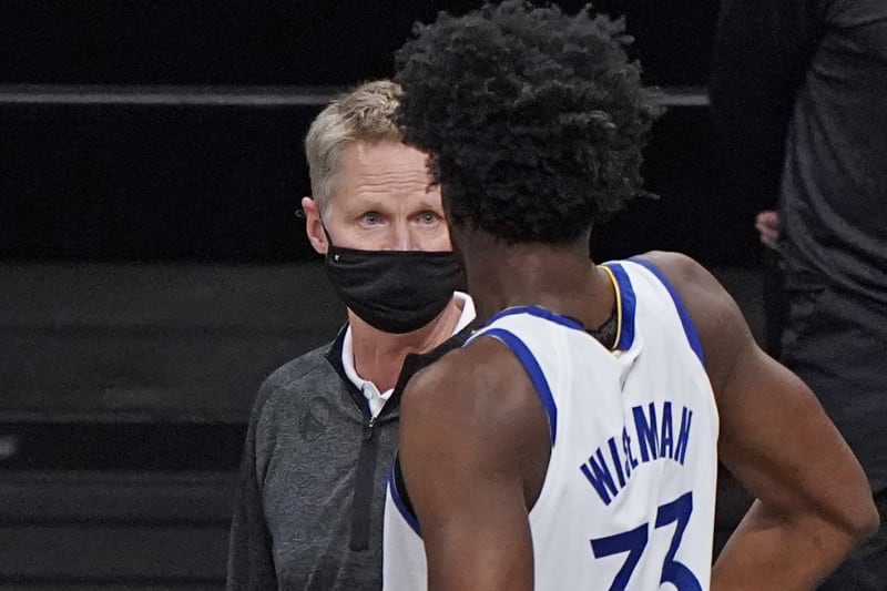 Steve Kerr Says James Wiseman Was Benched vs. Clippers Due to Missed COVID Tests | Bleacher Report | Latest News, Videos and Highlights