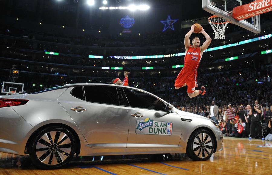 Blake Griffin was told that he had to jump over a Kia in the 2011 dunk contest | For The Win