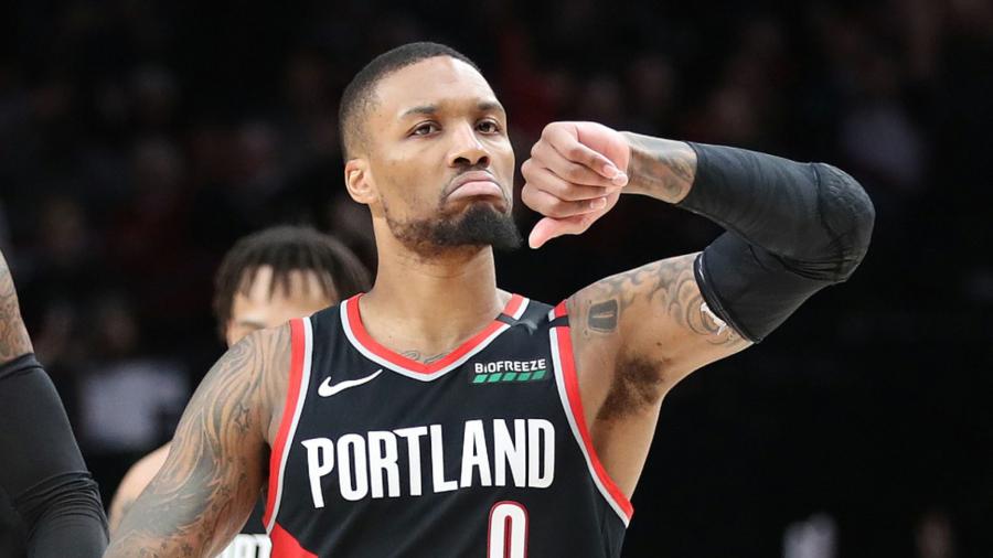 Damian Lillard says Portland's playoff prospects will determine whether he plays this season | NBA News | Sky Sports