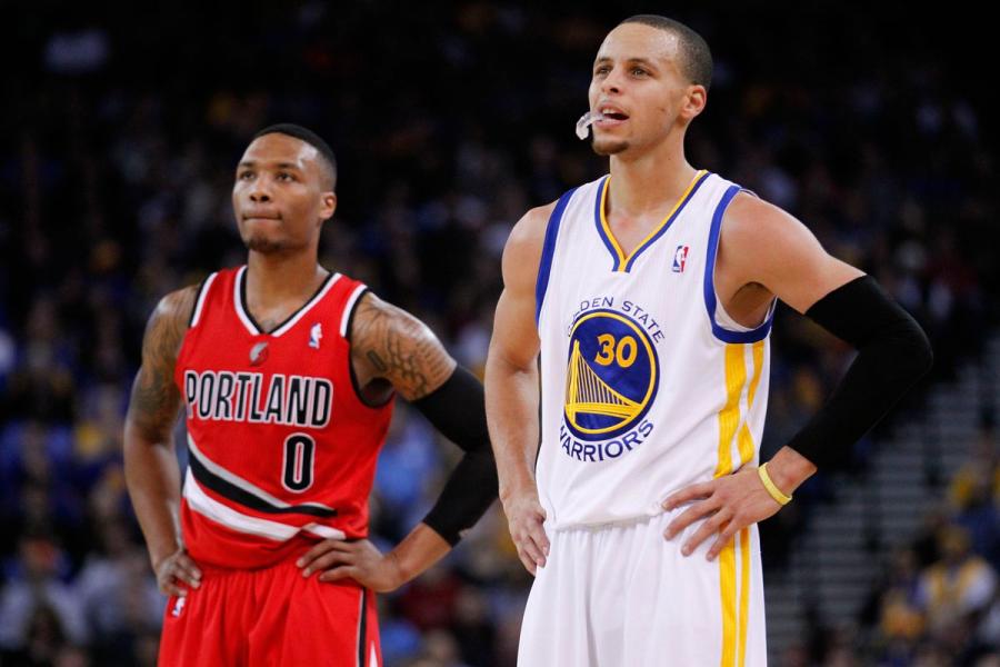 Damian Lillard Brushes Up on Stephen Curry Skillset - Blazer's Edge