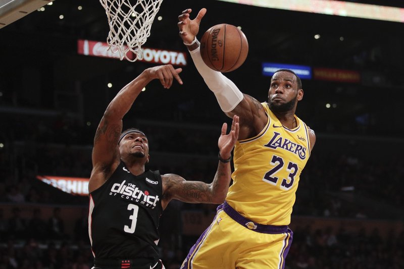 LeBron leads Lakers past Wiz 124-106 for back-to-back wins