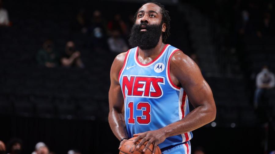 Brooklyn Nets' James Harden leaves game vs. Houston Rockets with right hamstring tightness - ABC7 New York