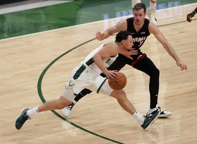 Bryn Forbes' hot start sparks an offensive explosion as Bucks rout Heat in Game 2