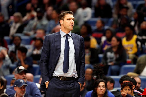 Lakers 'Mutually' Part Ways With Coach Luke Walton - The New York Times