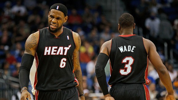 On LeBron and Wade's vanishing act from 3 - Miami Heat Index- ESPN