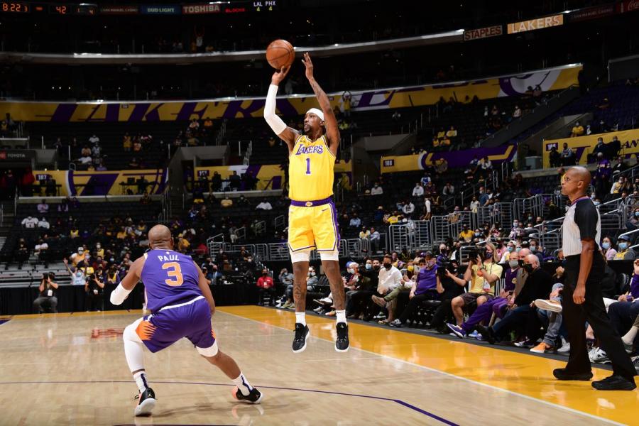 Lakers injury report: Kentavious Caldwell-Pope questionable for Game 4 vs. Suns - DraftKings Nation