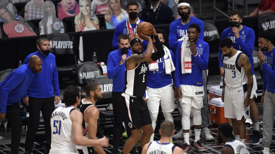 How Marcus Morris got a lift from brother Markieff Morris in Clippers&#39; Game 7 win