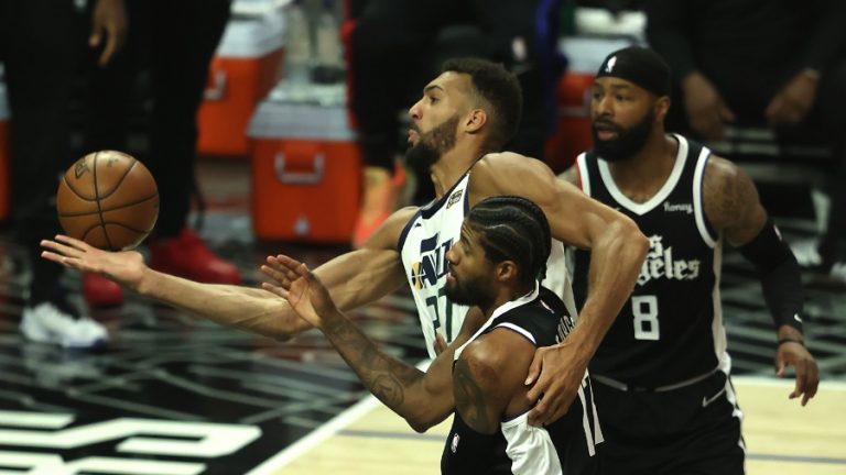 Rudy Gobert Rejects Fellow Frenchman Nicolas Batum During Game 3 Of Jazz/Clippers