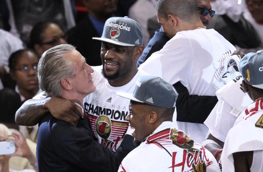 Pat Riley knew LeBron James was likely leaving Miami the minute he walked into their last meeting | For The Win