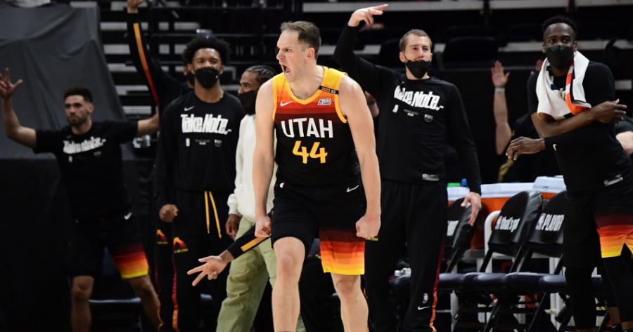 Bogdanovic, Jazz grab win in the series opener, Gallinari scores 21 in Hawks loss | Eurohoops