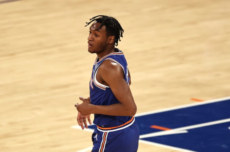 Immanuel Quickley had a beer thrown on him at Madison Square Garden