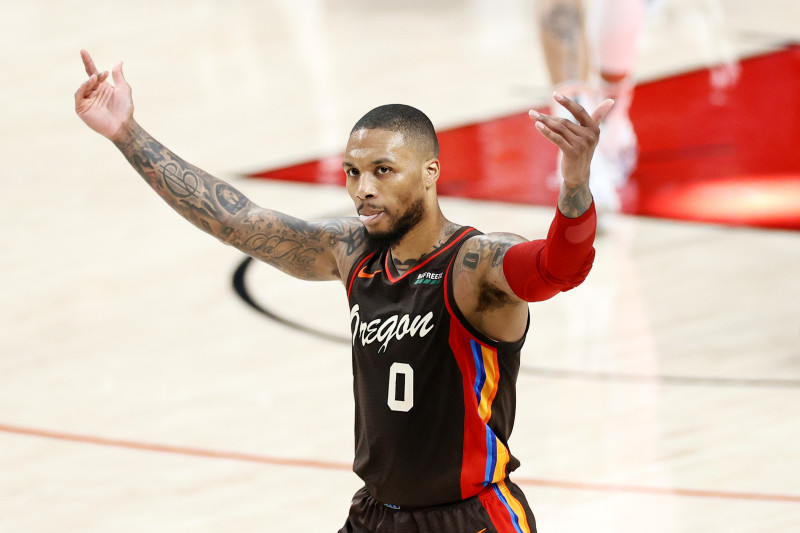 Blazers&#39; Damian Lillard Breaks NBA Record for 3-Pointers Made in a Playoff Series | Bleacher Report | Latest News, Videos and Highlights