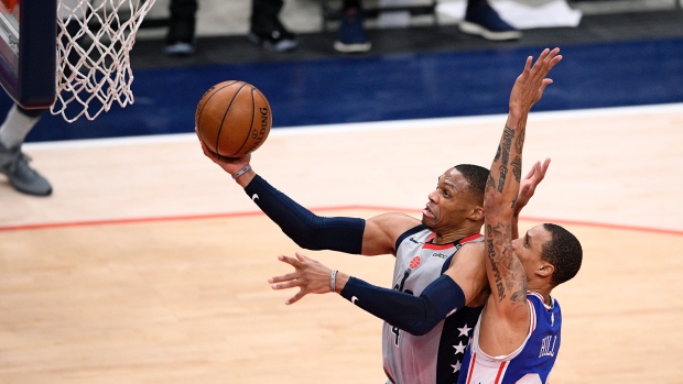 Bradley Beal, Russell Westbrook star as Washington Wizards beat 76ers to stave off elimination - TSN.ca