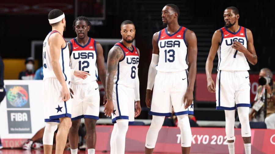 Tokyo 2020 - NBA stars the difference as USA get on the board in Tokyo with  54-point win over Iran - Eurosport