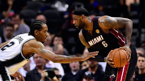 Kawhi Leonard wreaking havoc on LeBron - Stats &amp; Info- ESPN