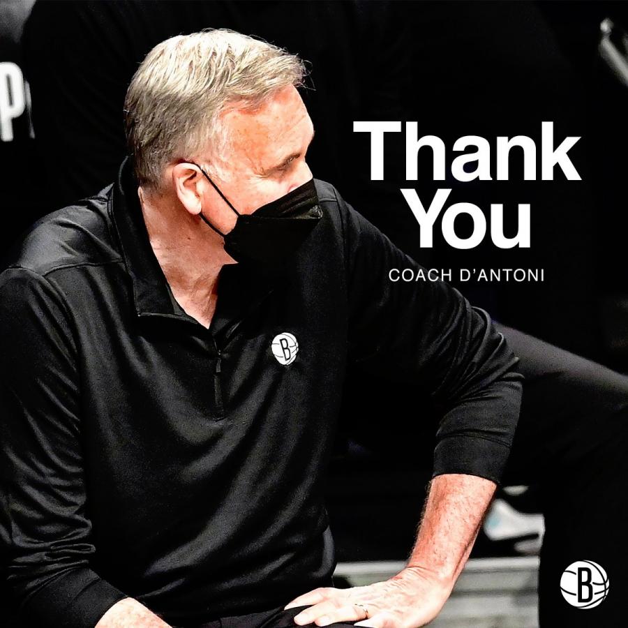 Brooklyn Nets on Twitter: &quot;Mike D&#39;Antoni has made the decision to step down from his position as assistant coach. Thank you for everything last season, Coach.… https://t.co/hxaE2wnnJH&quot;