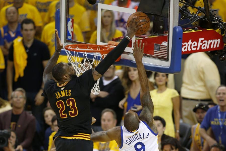 Remembering LeBron James&#39; game seven block in the 2016 NBA Finals